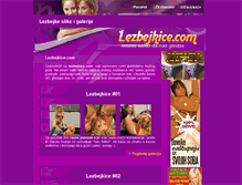 Tablet Screenshot of lezbejkice.com